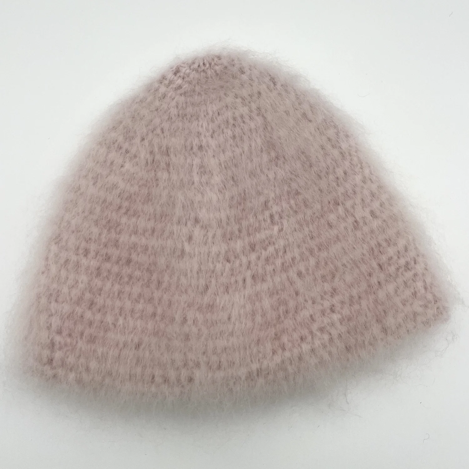 帽子 Maison Kinema Cotton mohair room knitcap brushed mohair hat, pink - archive — lila schaefer