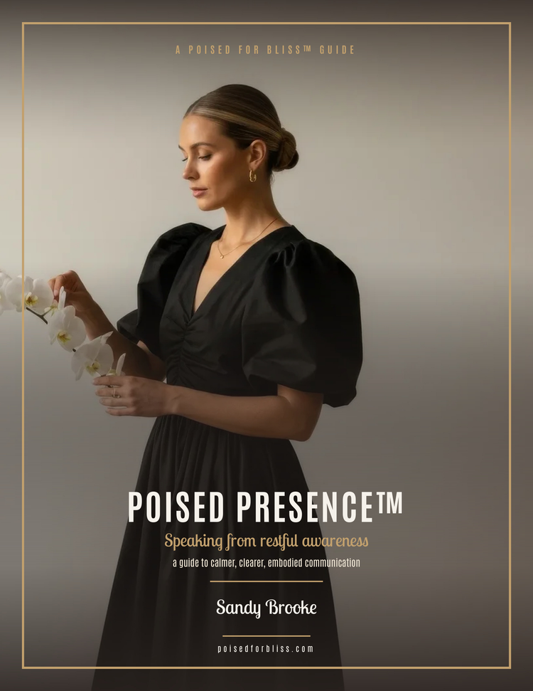 Poised Presence™ workbook cover