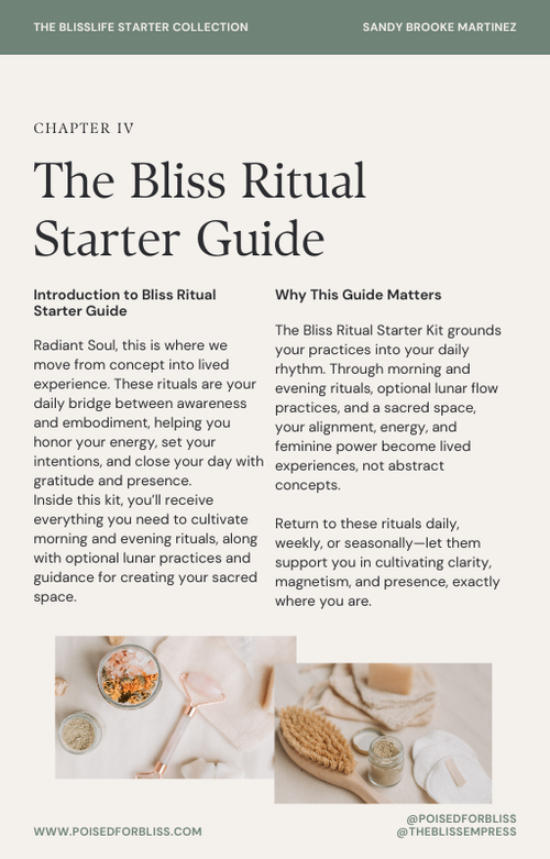 The Bliss Ritual Starter Kit