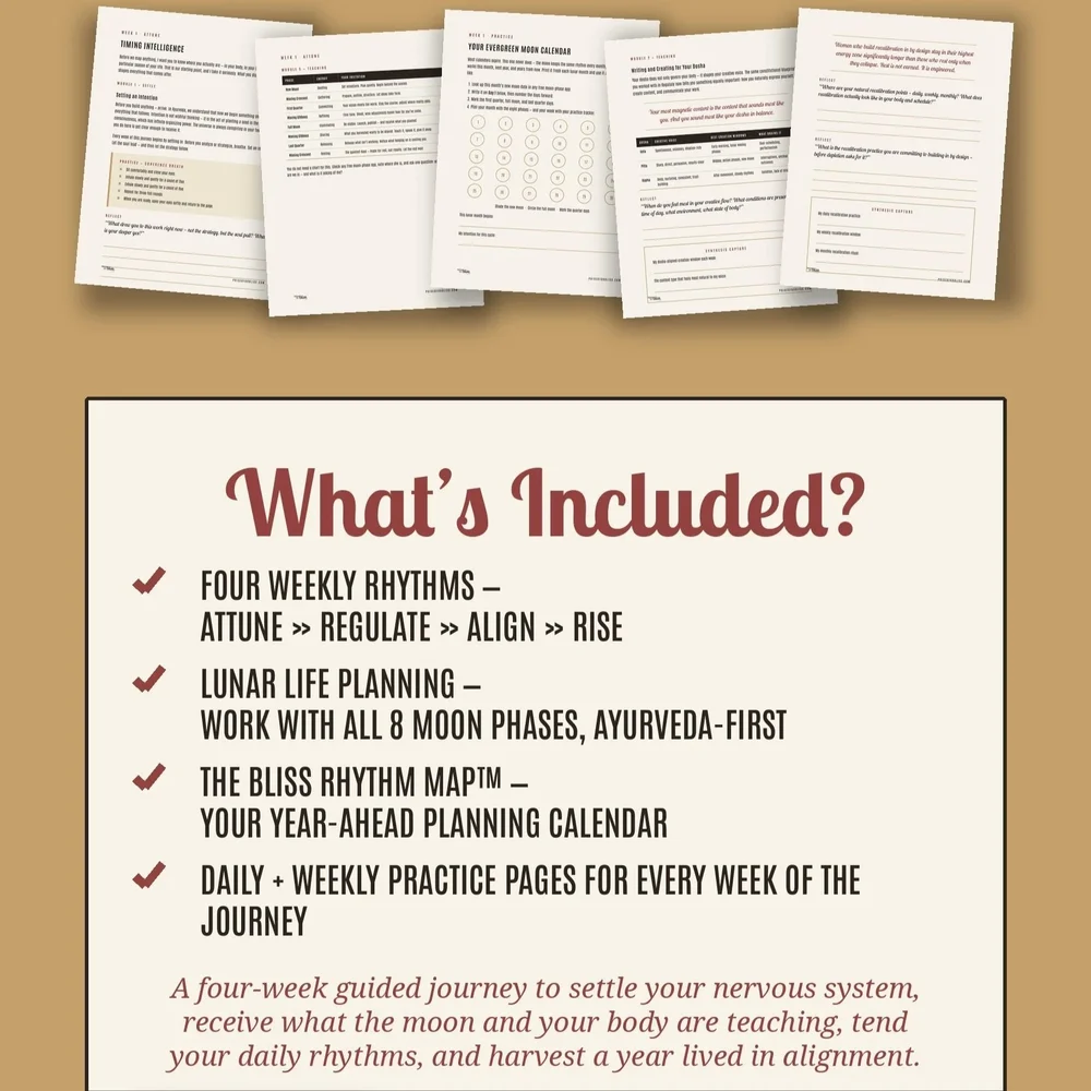 What's included in Laya & Aroha™, a 66-page digital workbook