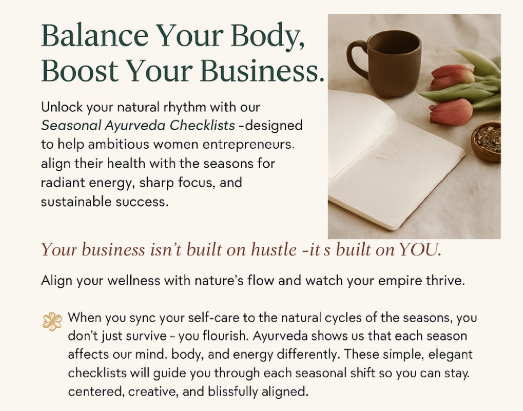 At Poised for Bliss we are always encouraging balance in body and business.
