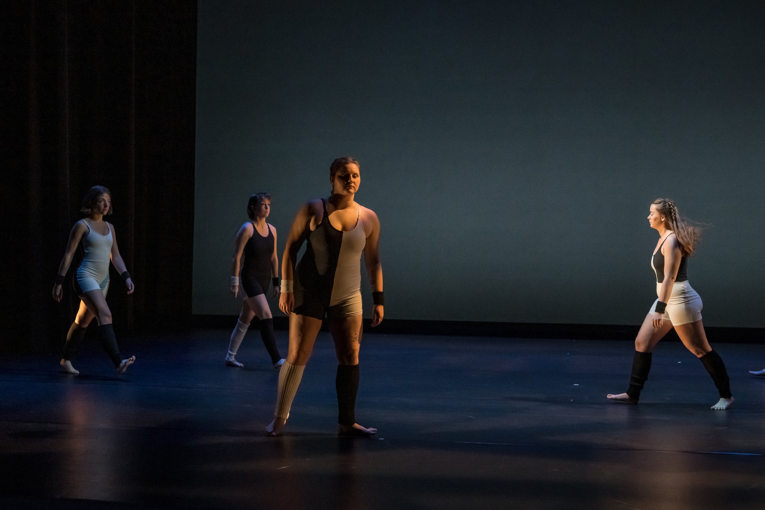 FADE 2023, CROSS(FADE)S, I made Isabella's romper from pattern to final fitting (dancers left to right, ___, Jasper Gatland, Isabella Dobbs and Hanna Runkle). photo credit: Lynn Willis