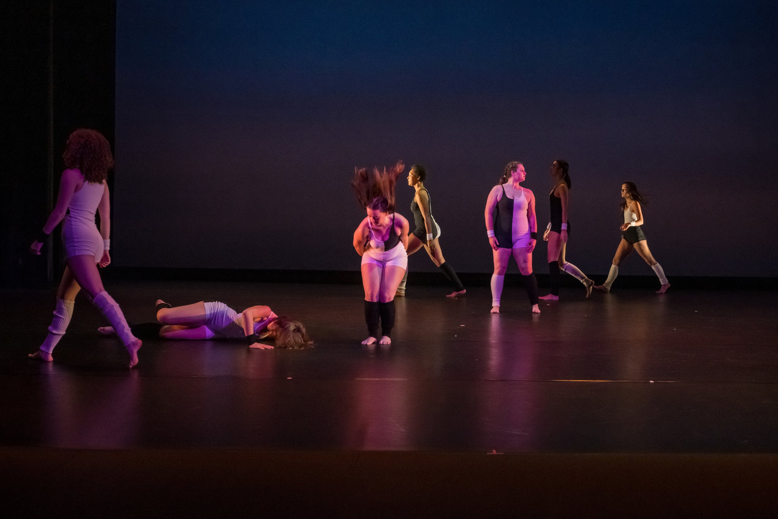 FADE 2023, CROSS(FADE)S, I made Isabella's romper from pattern to final fitting (dancers left to right, ___, Jasper Gatland, Isabella Dobbs, and Hanna Runkle). photo credit: Lynn Willis