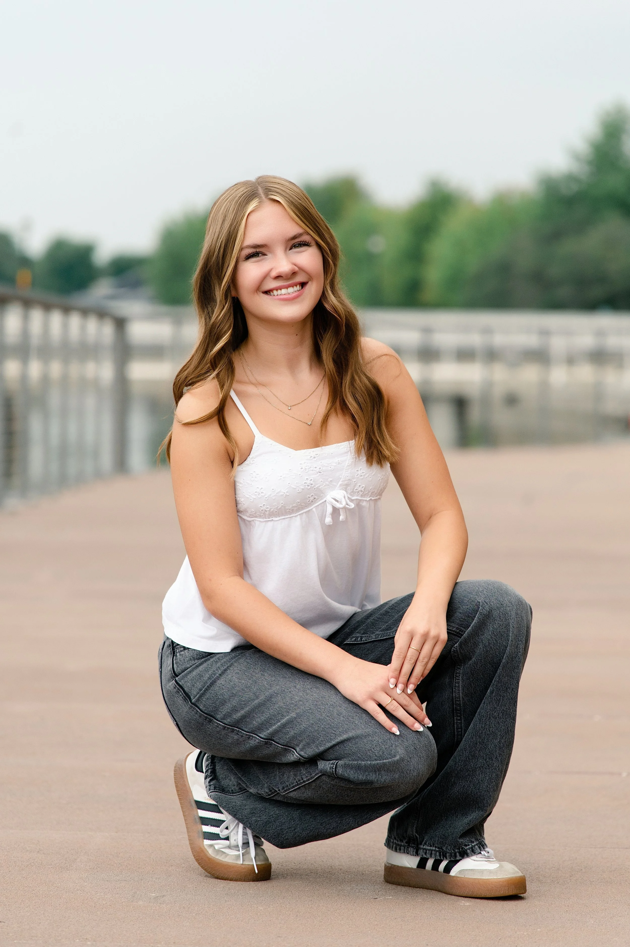 Review of high school senior portrait session in Janesville, Wisconsin