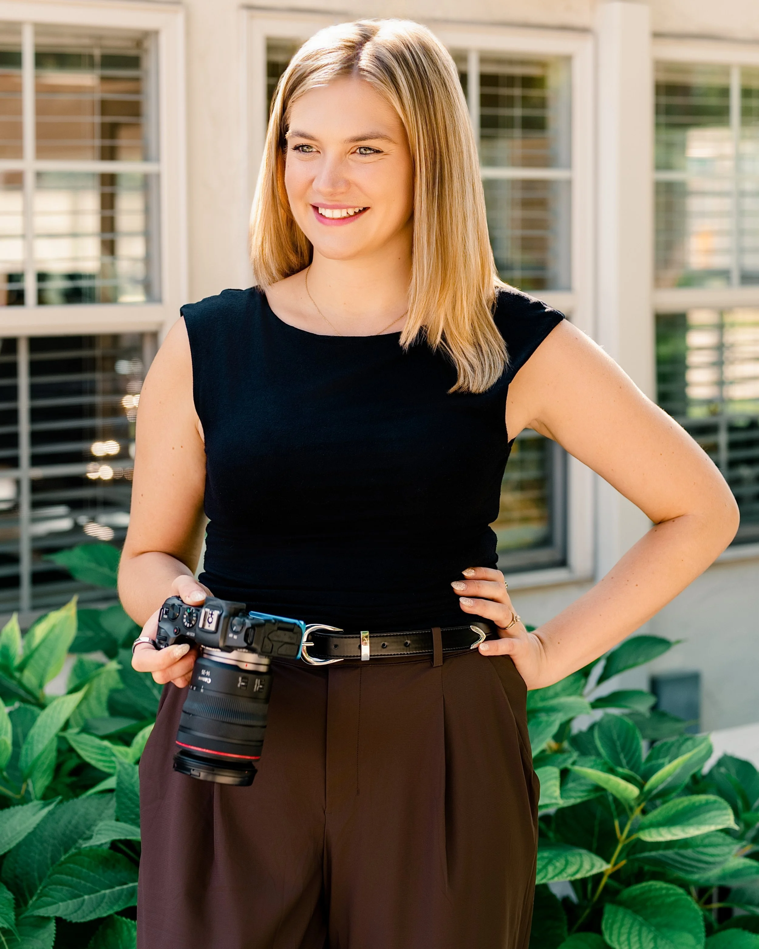 outside branding shoot in Fort Atkinson, WIsconsin