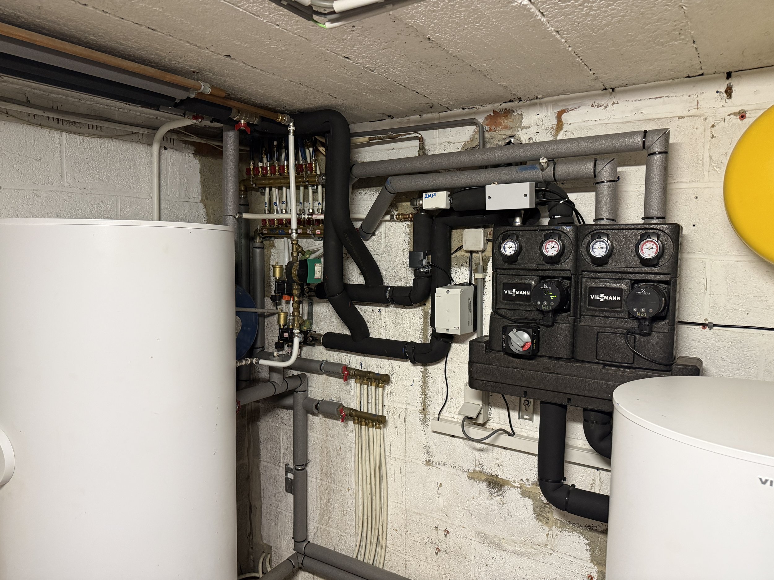 Afgewerkte installatie