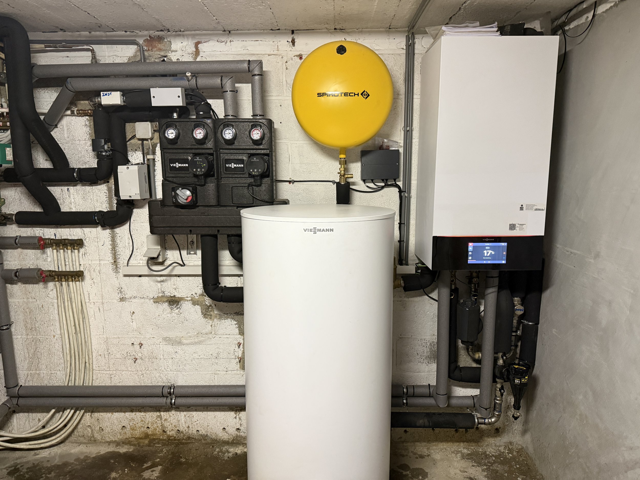 Afgewerkte installatie