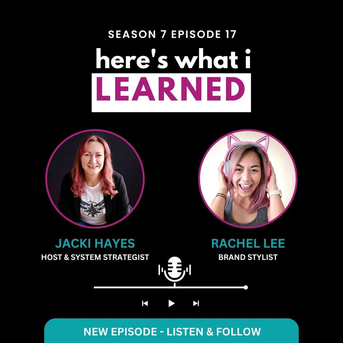 In this week's episode of Here's What I Learned, I chat with Rachel Lee (@racheltylee), an artist and brand stylist, about her journey from following traditional branding playbooks to creating a business that&rsquo;s truly her own. 

Rachel shares ho