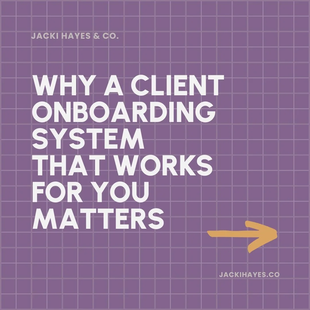 ✨ Your onboarding process is your clients' first true experience of working with you, and a great one can set the stage for a strong, lasting relationship. ✨

Swipe through for key ways an onboarding system can make your life easier (and your clients