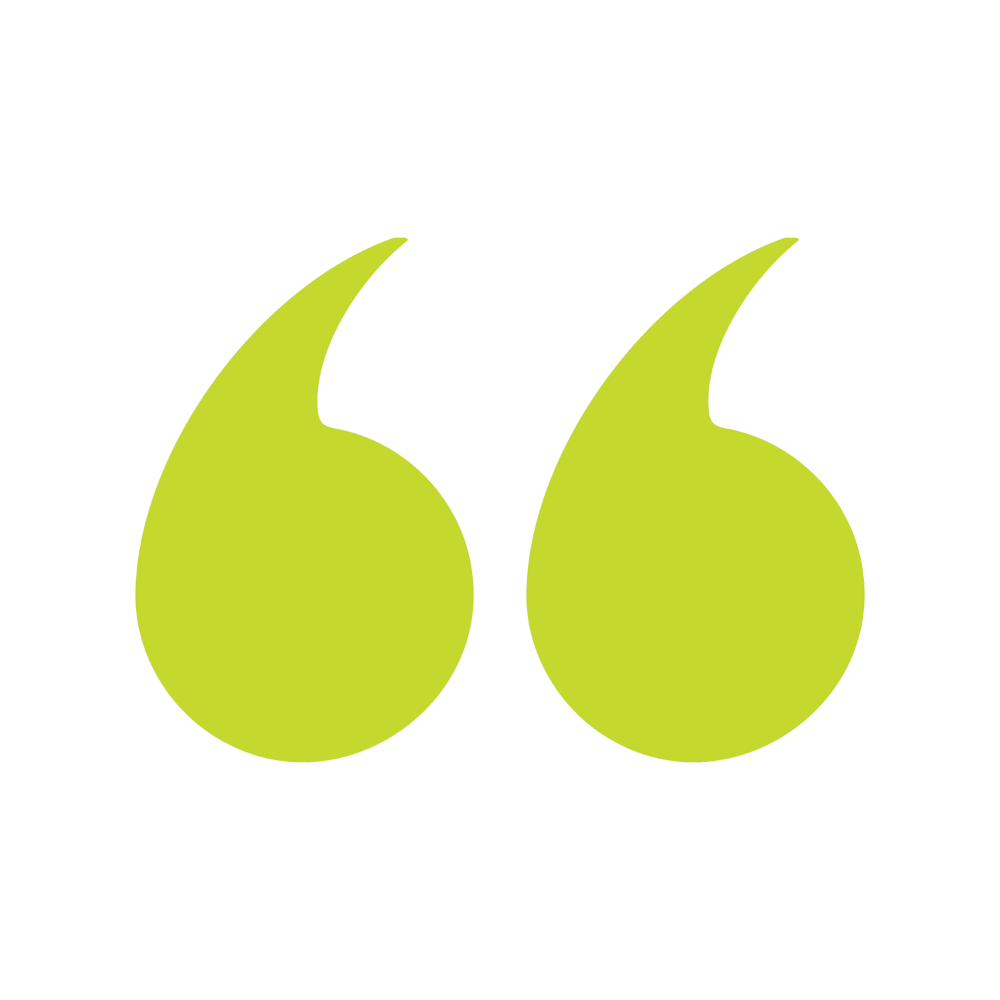 Quotation mark sticker