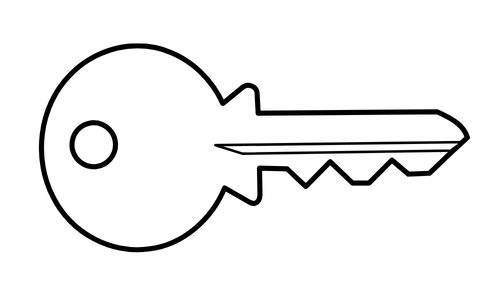 drawing of a key