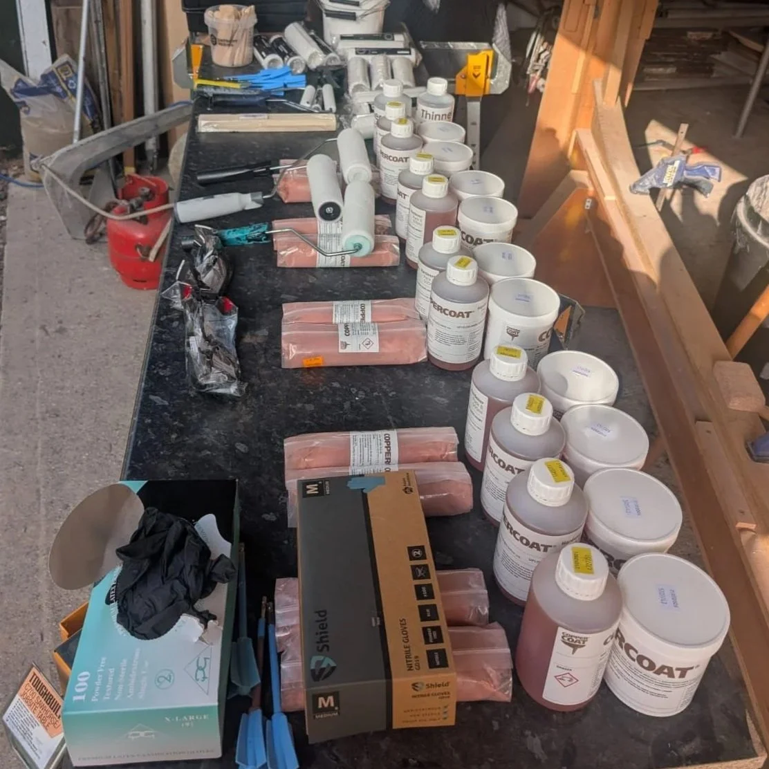 Careful preparation for all stages of CopperCoat is key