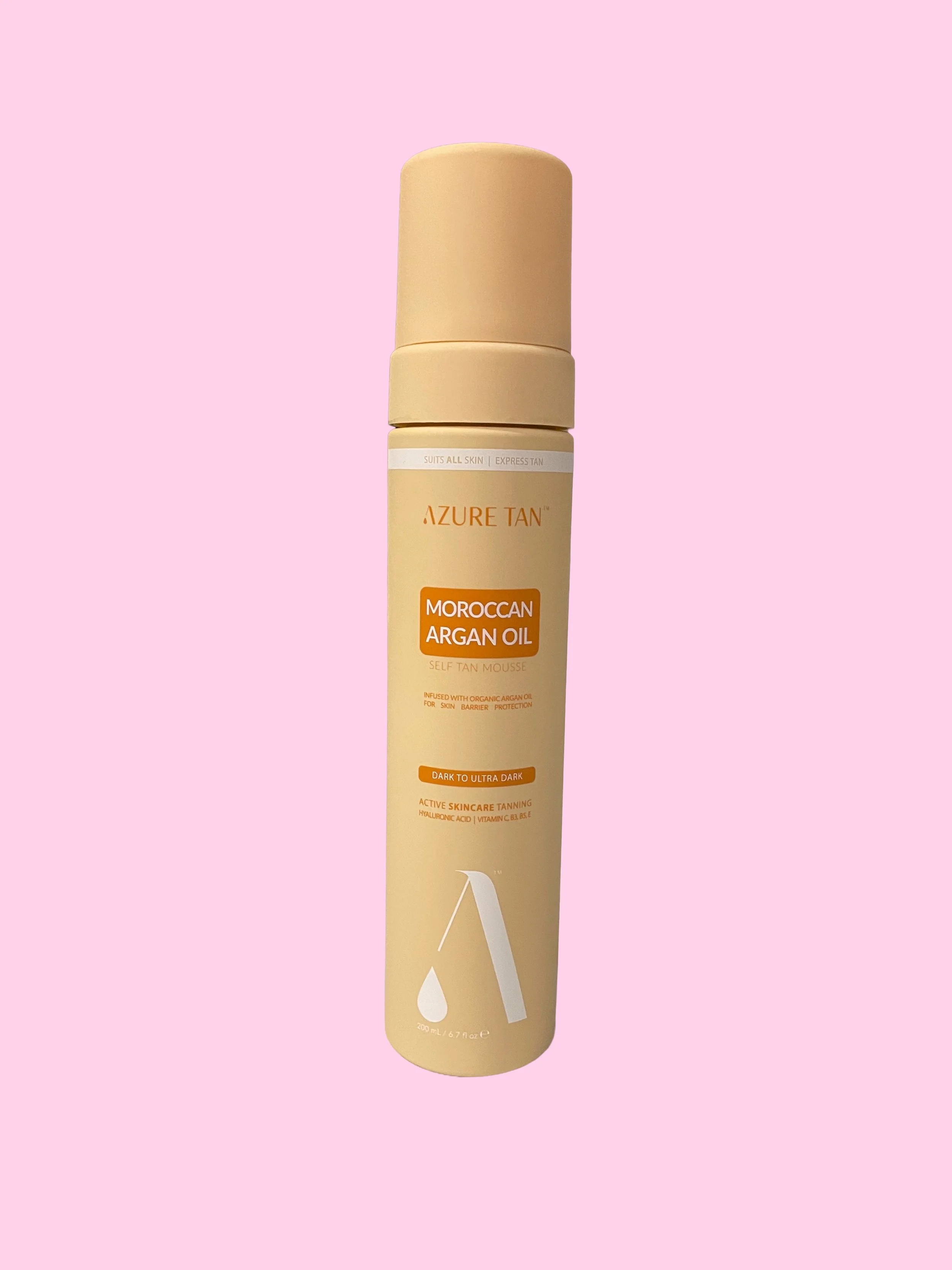 SELF TAN MOUSSE - MOROCCAN ARGAN OIL - DARK TO ULTRA DARK