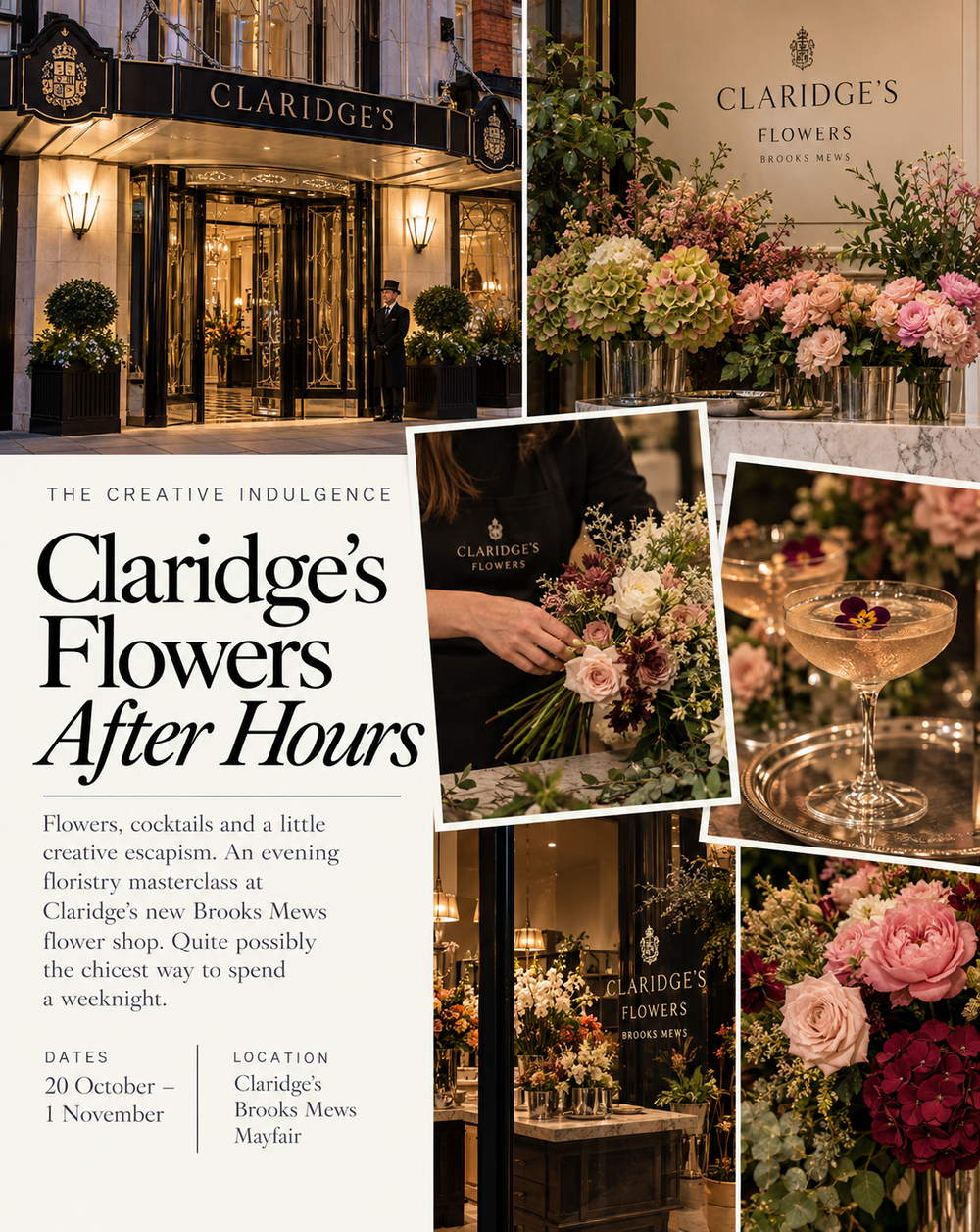 Claridge's Flowers After Hours
