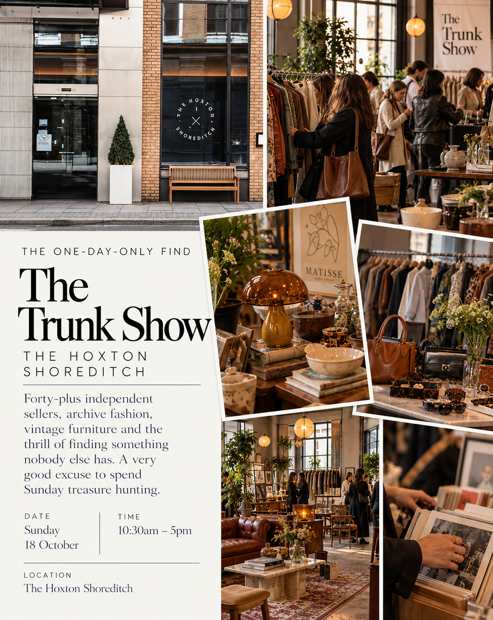 The Trunk Show at The Hoxton Shoreditch