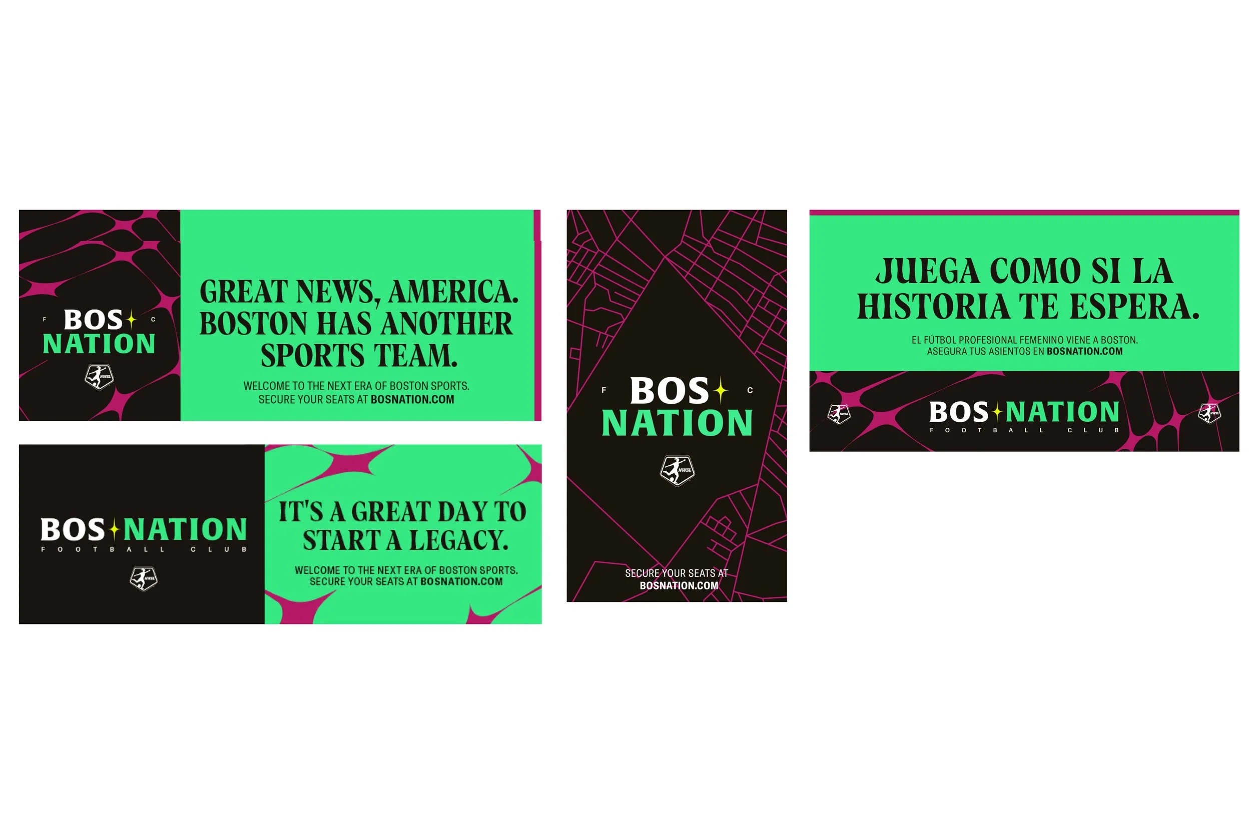 NWSL — STUDIO DESIGNER  /  Built Digital OOH mechs in variety of sizes.
