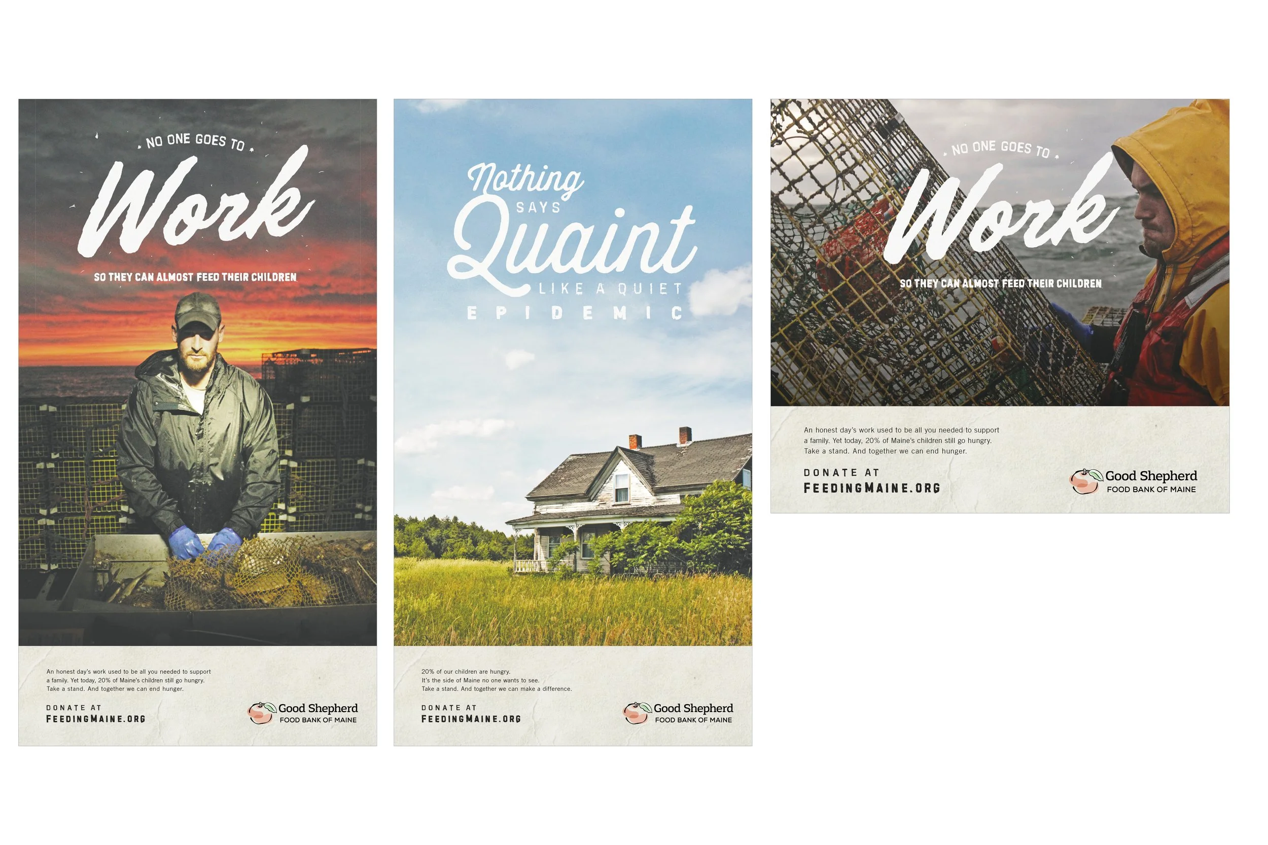 GOOD SHEPHERD FOOD BANK — STUDIO DESIGNER  /  Built print mechanicals.  /  Ran color proof print tests and adjusted artwork as necessary.