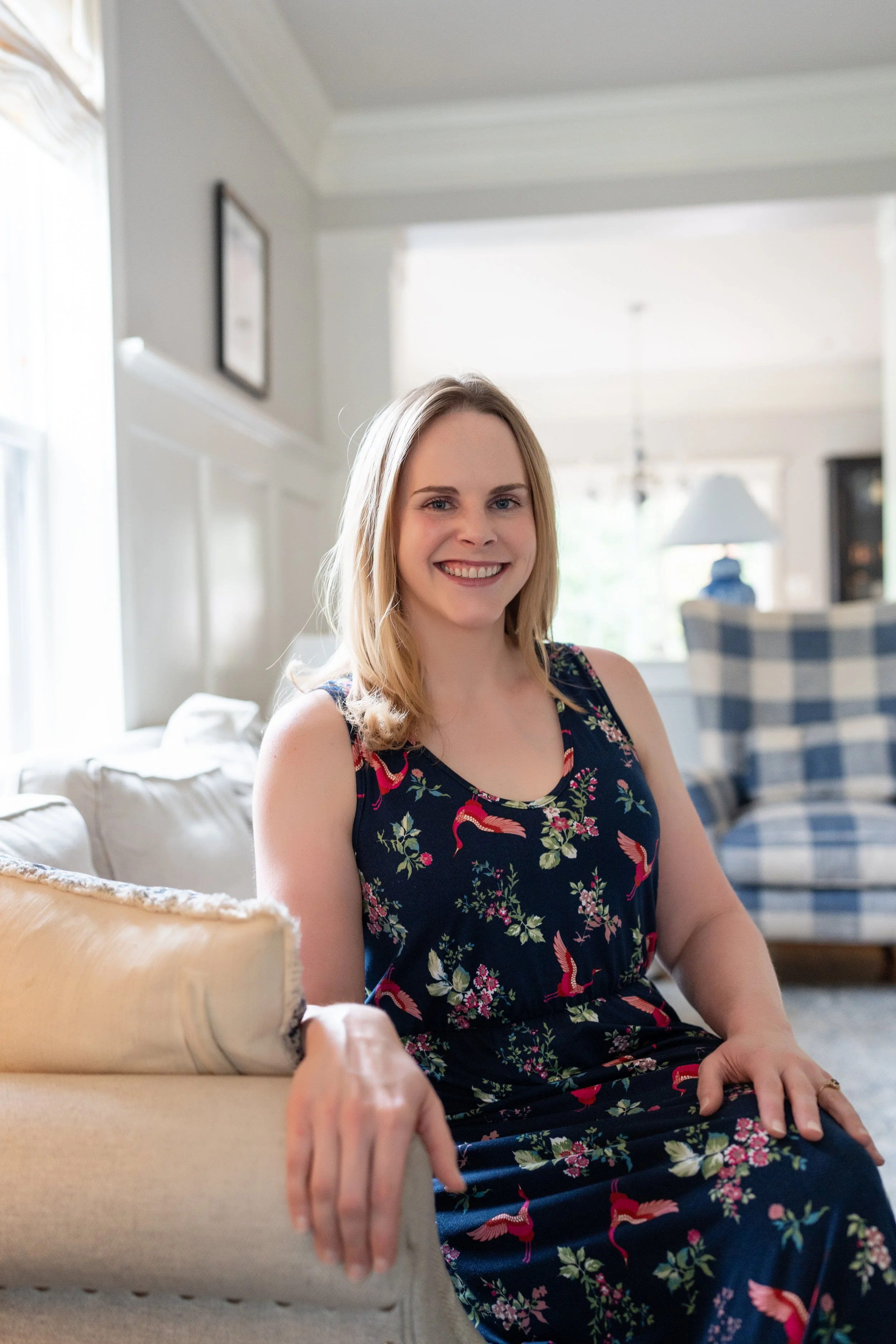 Professional organizer helping a client