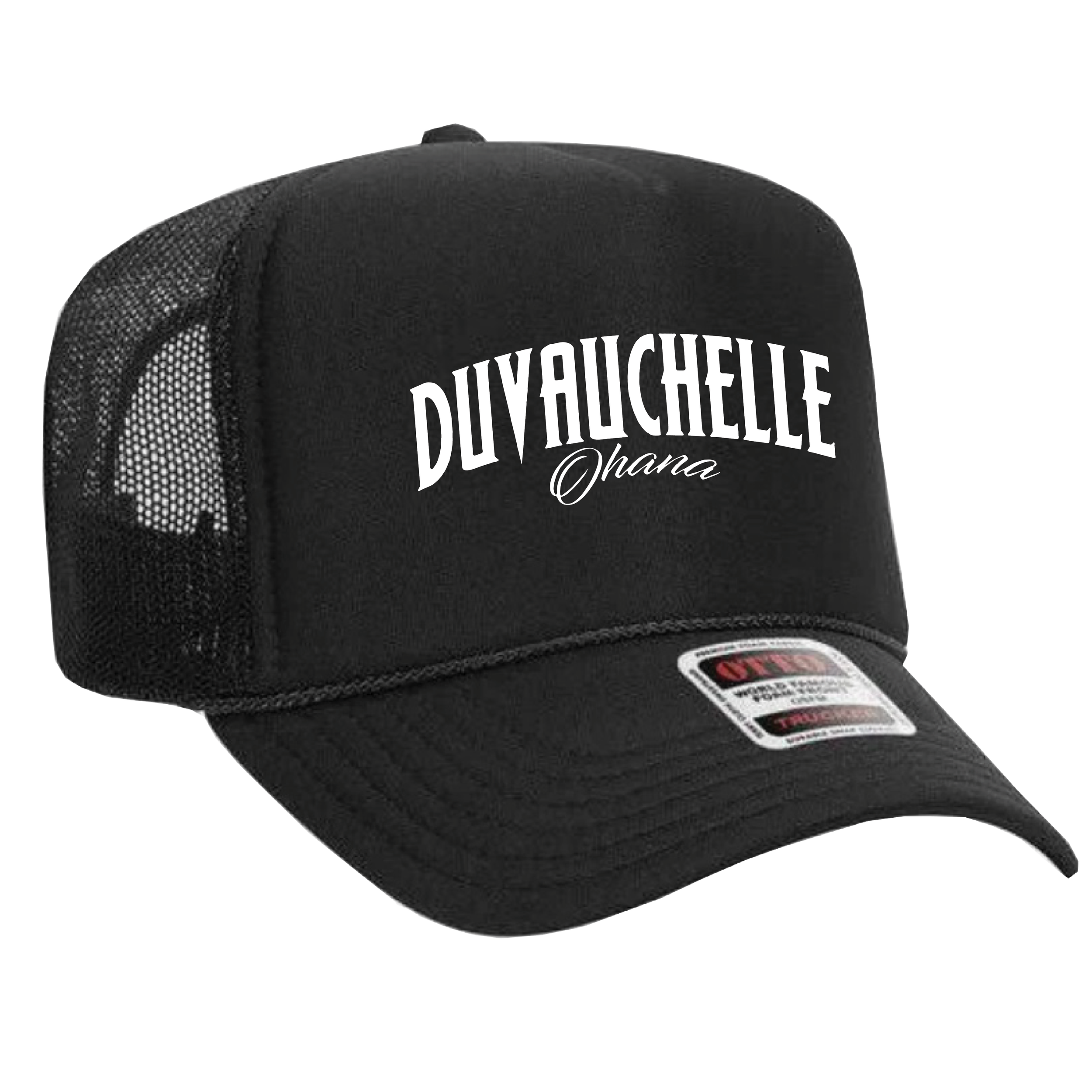Duvauchelle Reunion Trucker Hat (Black)
