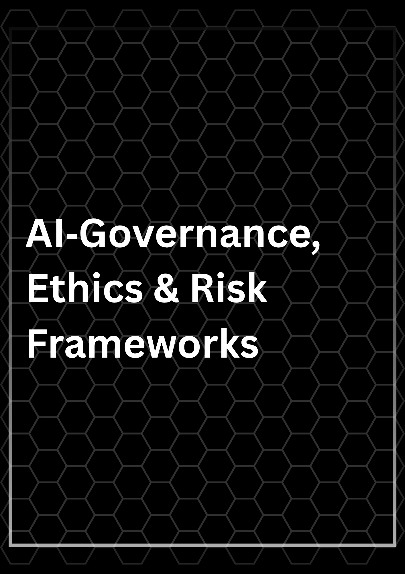 Establish enterprise‑wide AI governance structures, ethical guidelines, risk taxonomies, and model‑risk oversight processes that ensure safe, responsible, and compliant AI deployment.