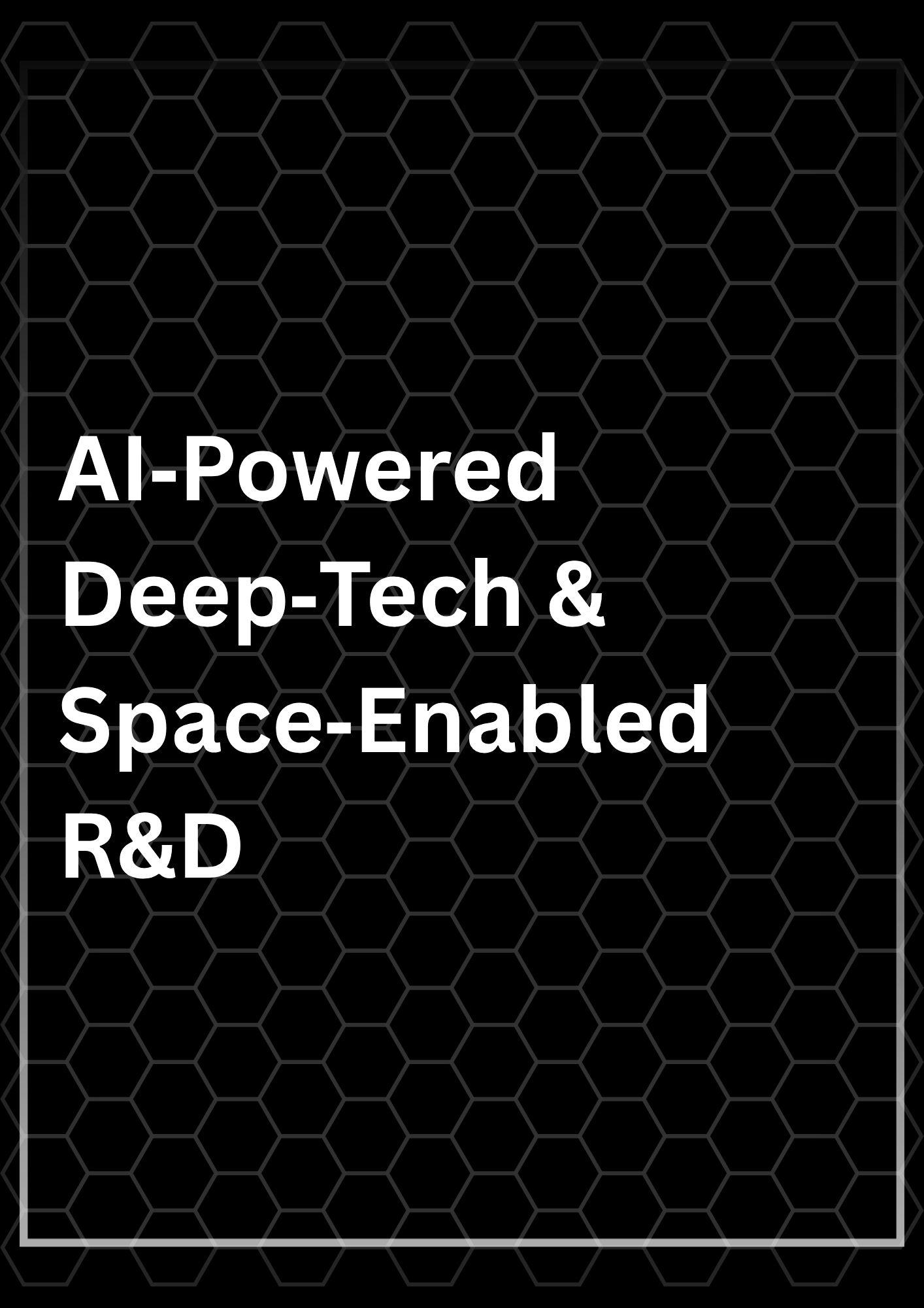 Integrate AI into advanced R&D programs exploring 3D‑printed lunar habitats, orbiting data centers, autonomous construction ecosystems, and quantum‑inspired algorithms for optimization, simulation, and secure communications.