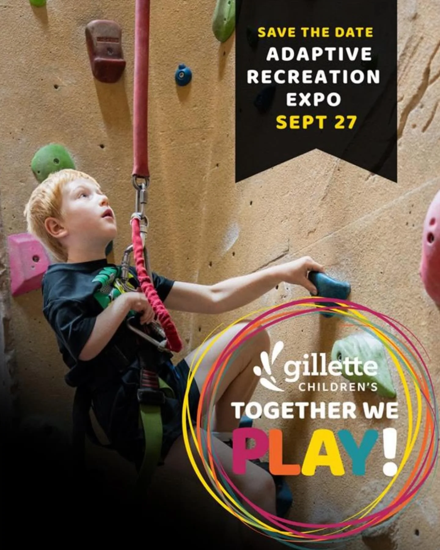 @gillettechildrens Adaptive Recreation Expo is this weekend! Join HFC at our booth from 10 am - 2 pm on Saturday September 27th for a Photo Booth, interactive music activity and to learn more about our programs. 

This is a free event!! Gillette.mn/r