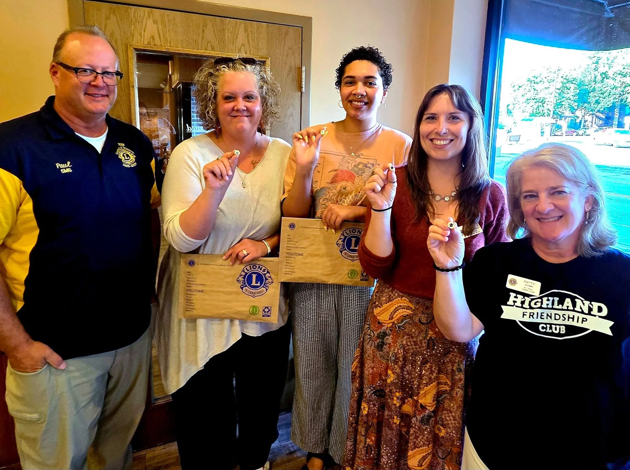 This year, Highland Friendship Club was honored to receive a grant from the St. Paul Lions Club! We&rsquo;re proud to share that our Executive Director Patty Dunn and Community Engagement Manager Mari Mondanelli have been inducted. We&rsquo;re excite