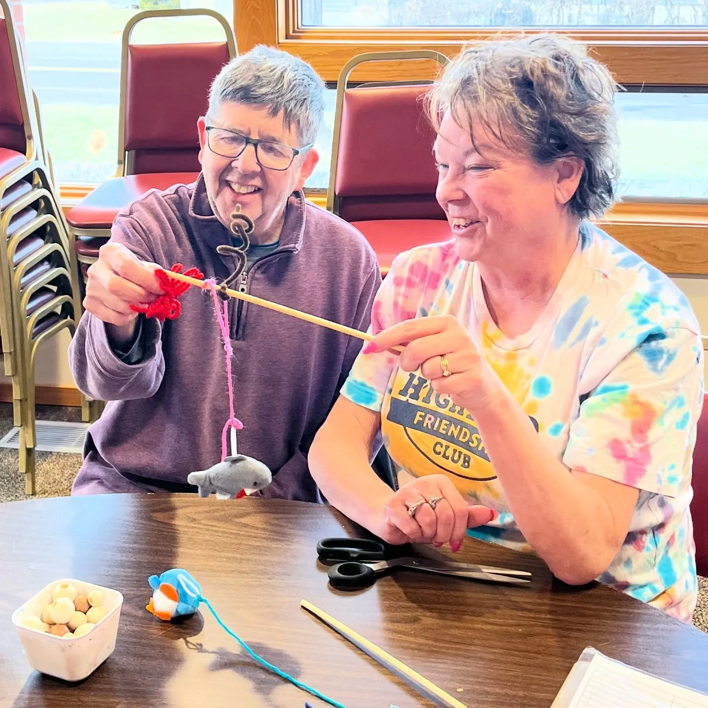 Our members love giving back to the community. In arts and crafts we made cat toys to donate to @bittykittybrigade 
The Bitty Kitty Brigade is a nonprofit that &ldquo;exists to serve orphaned, neonatal kittens ages 0-5 weeks who are not yet eating on
