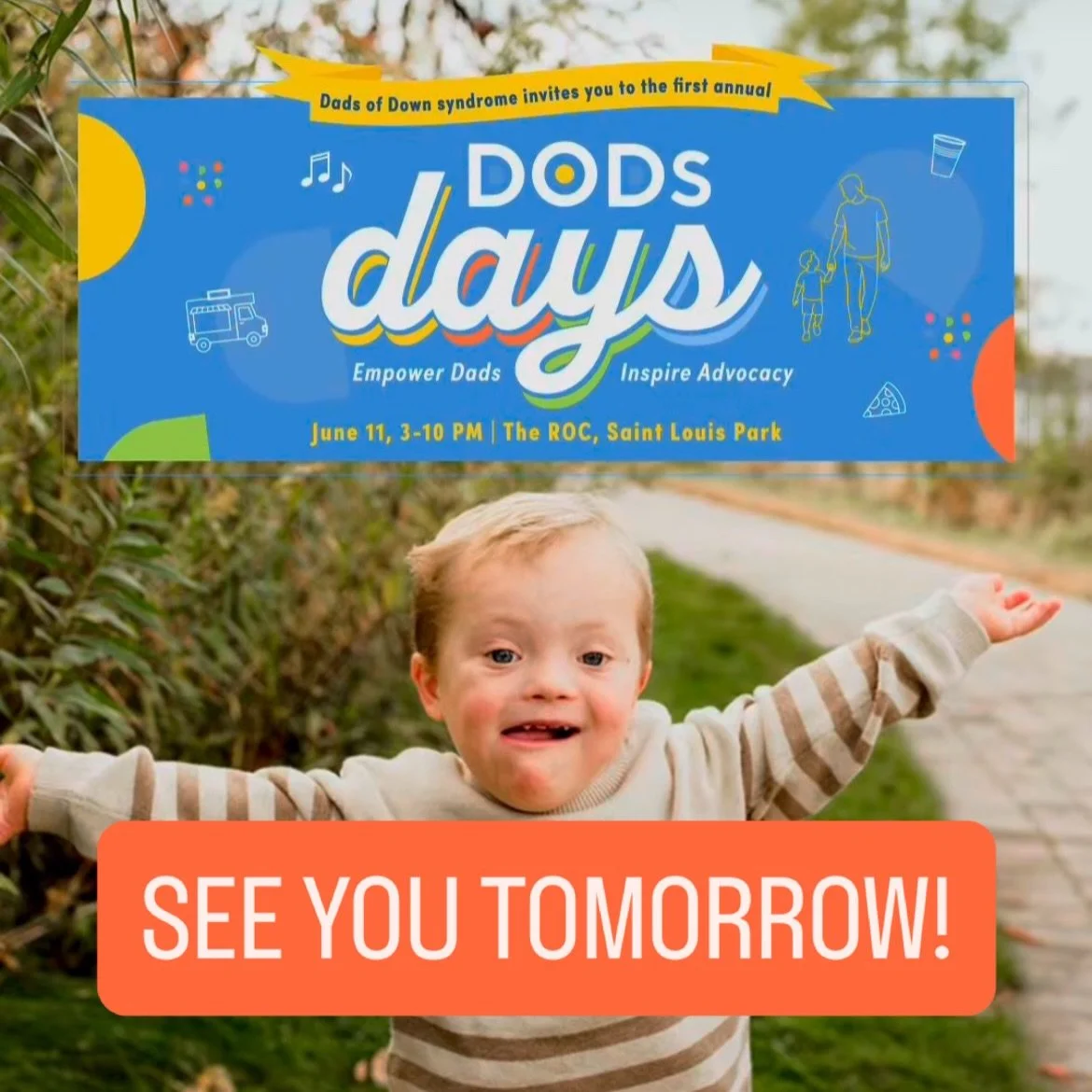 See you TOMORROW at @dadsofdownsyndrome DODS Days!

3pm
ROC St Louis Park

Check out the HFC table to decorate and mail your own postcard and listen to readings of The Right Thing to Do by @joe577557 at 4pm 5:15pm and 6:30pm

Let us know in the comme
