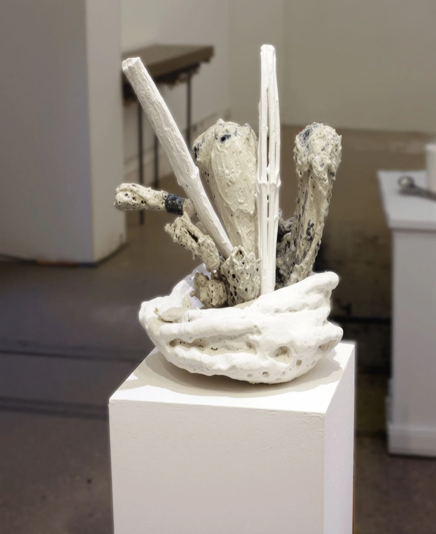 Growth, 2018 
Plaster and Ceramic, Organic Material 
3.5’x2’x2’