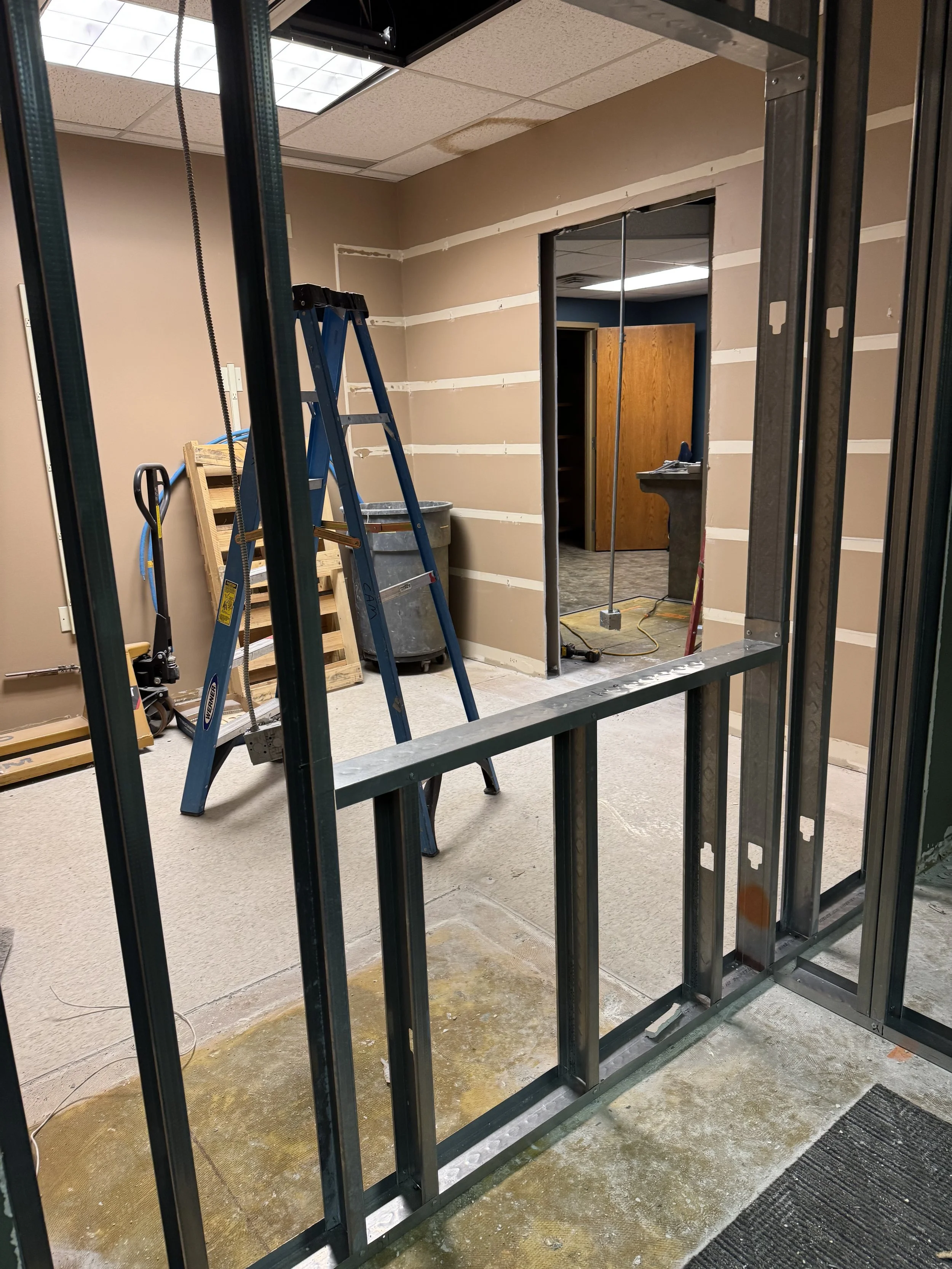 The new reception office framework. 