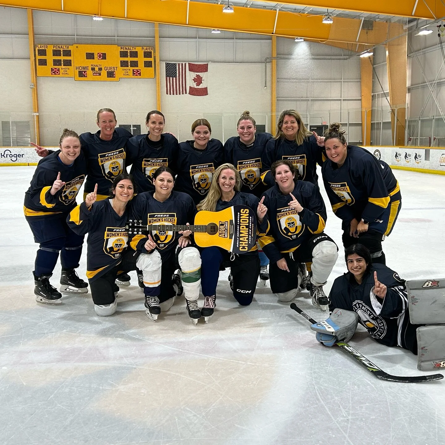 Another season down!! And we won! 

This TEAM!! ❤️🏒 The best women.