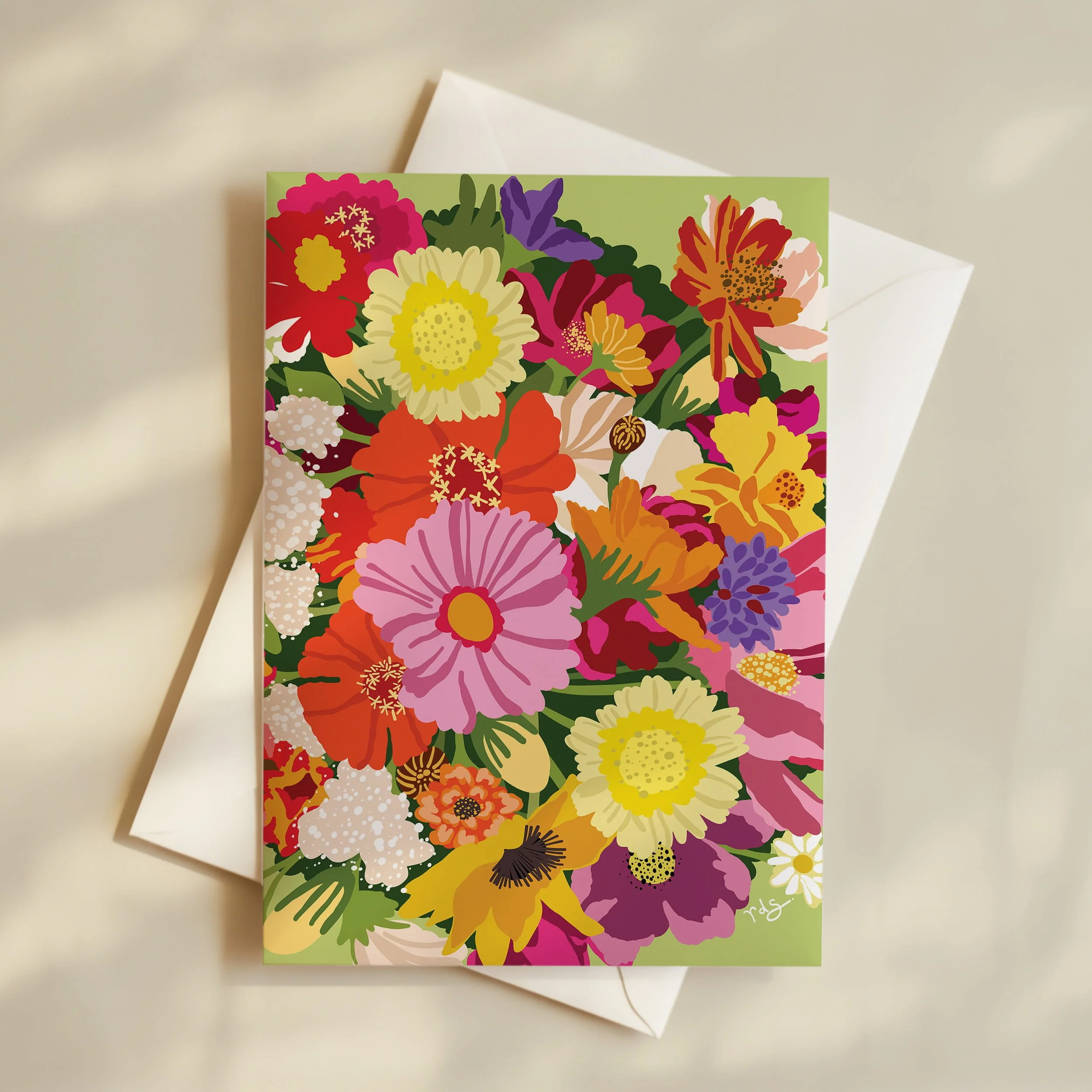Wildflower Greeting Card Set | Floral Stationery — rebecca straub art