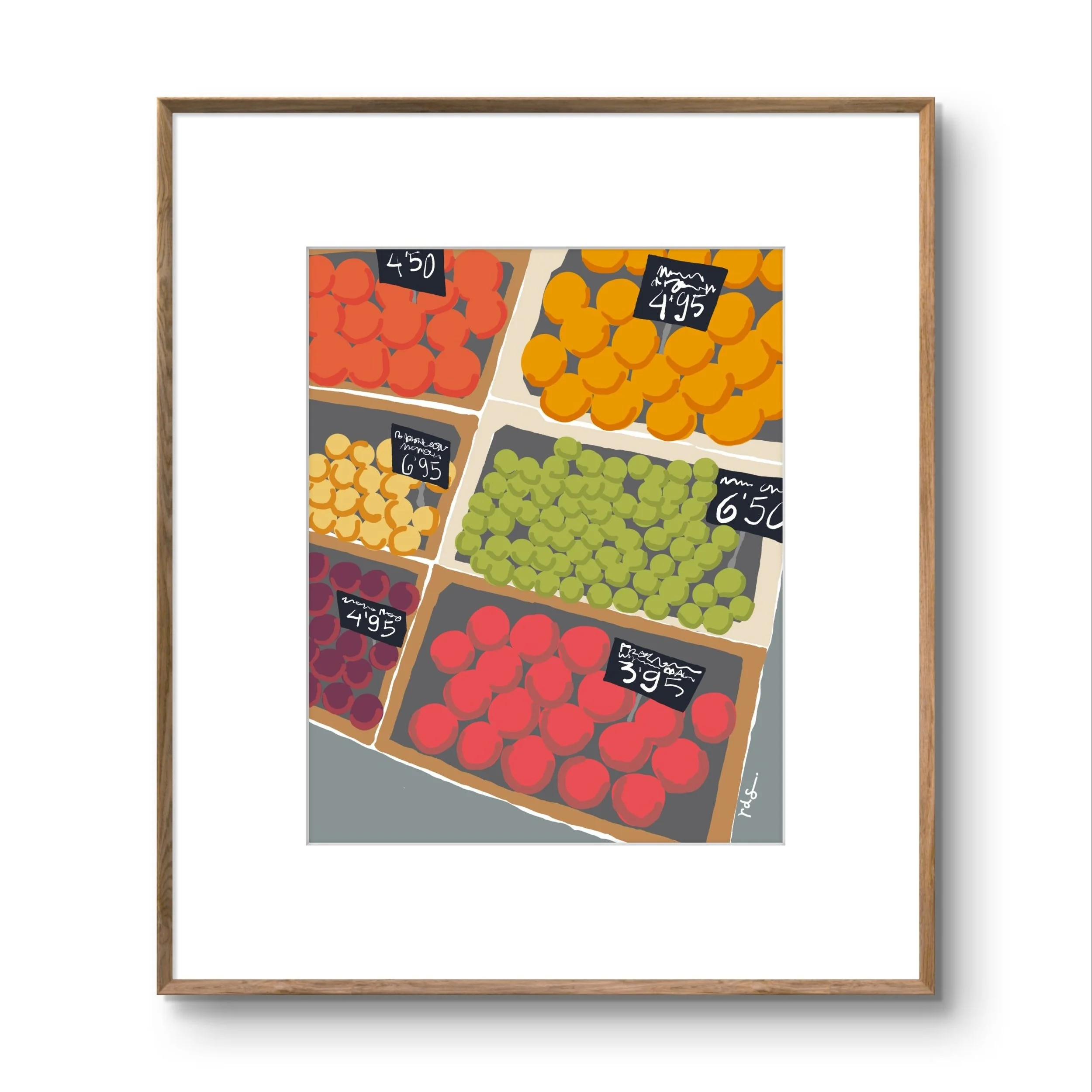 Spanish produce market