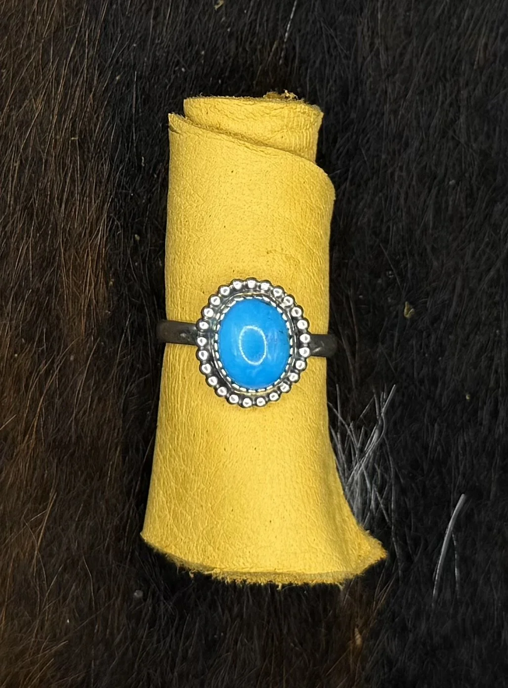 Kingman Oval Ring Size 7.25