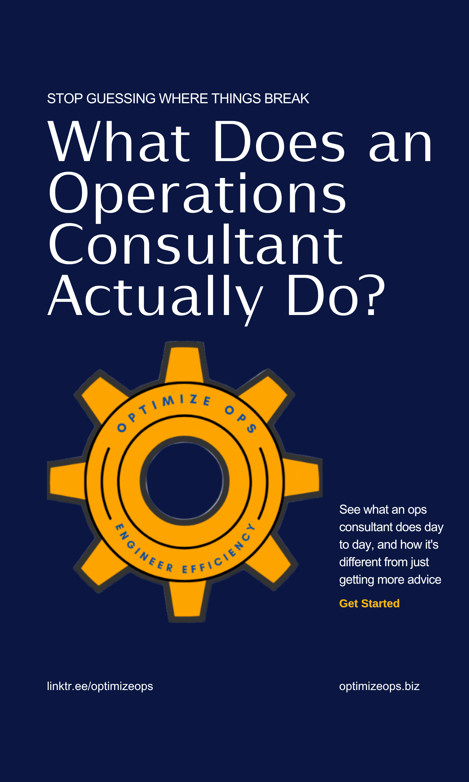 What Does an Operations Consultant Actually Do?