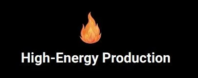 Orange Flame with high-energy production written below