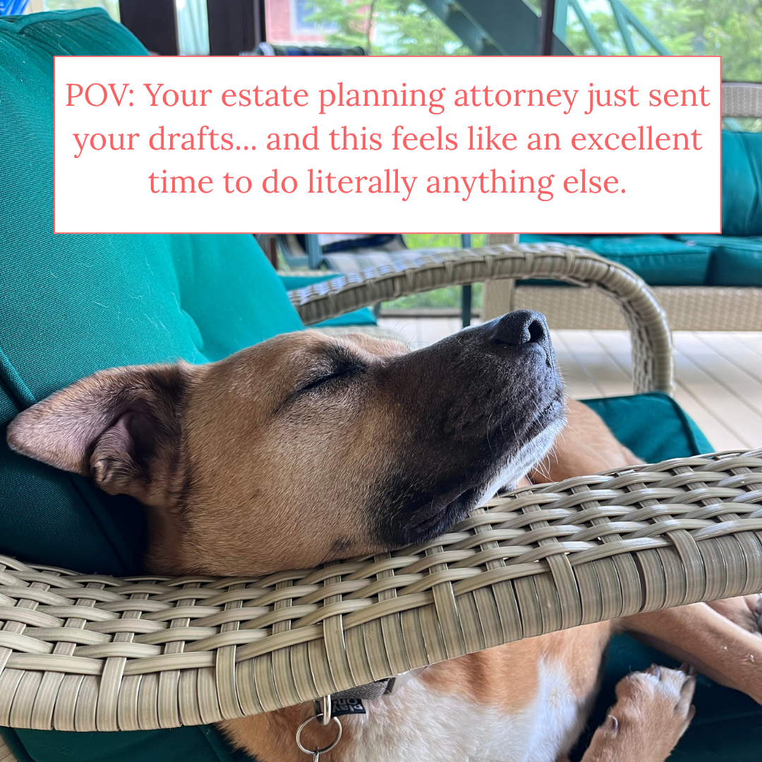 Why I Don't Just Email Your Estate Planning Documents and Wish You Good Luck