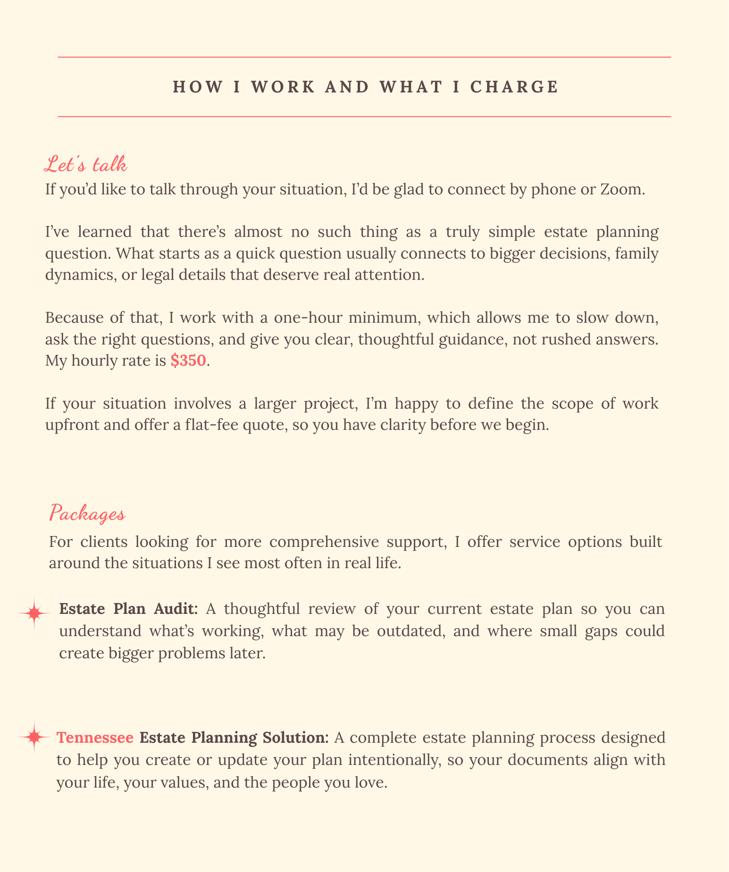 Pricing Structure — Death Readiness