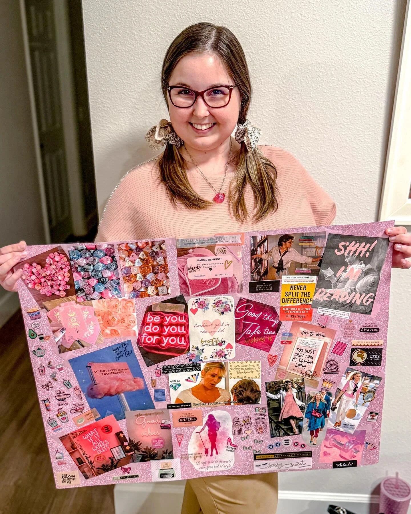 ✨Get ready because it&rsquo;s &ldquo;Vision Board&rdquo; time!✨

My goals and quotes for the next two years of my college career include: 

- Dungeons and Dragons (DnD): I&rsquo;ve recently started a campaign with friends, and I&rsquo;m beyond excite