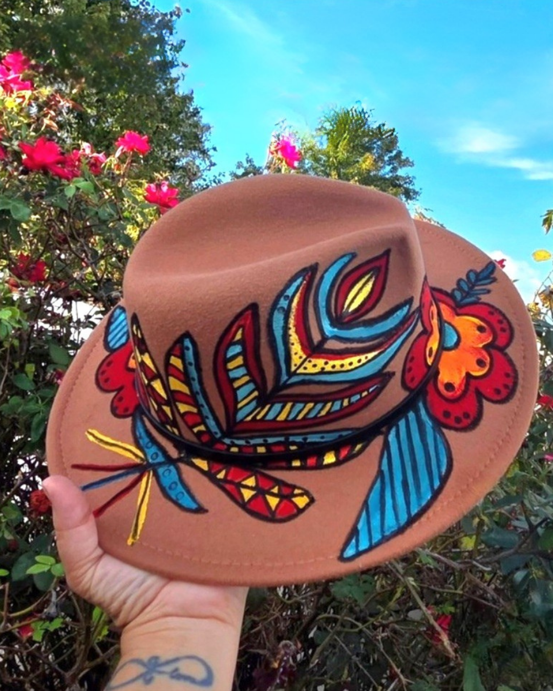 Western Hat Painting