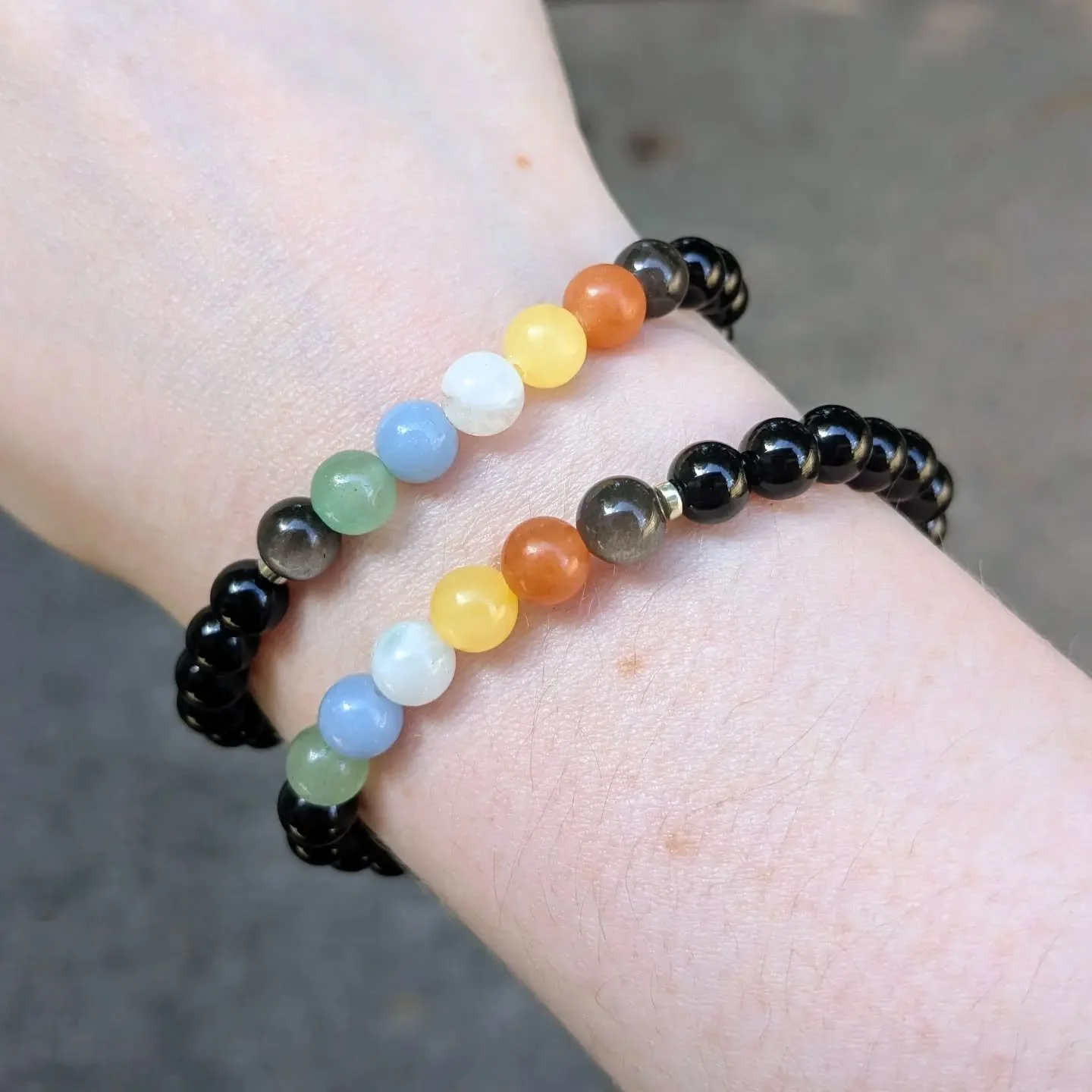 Disability Pride Gemstone Bracelets