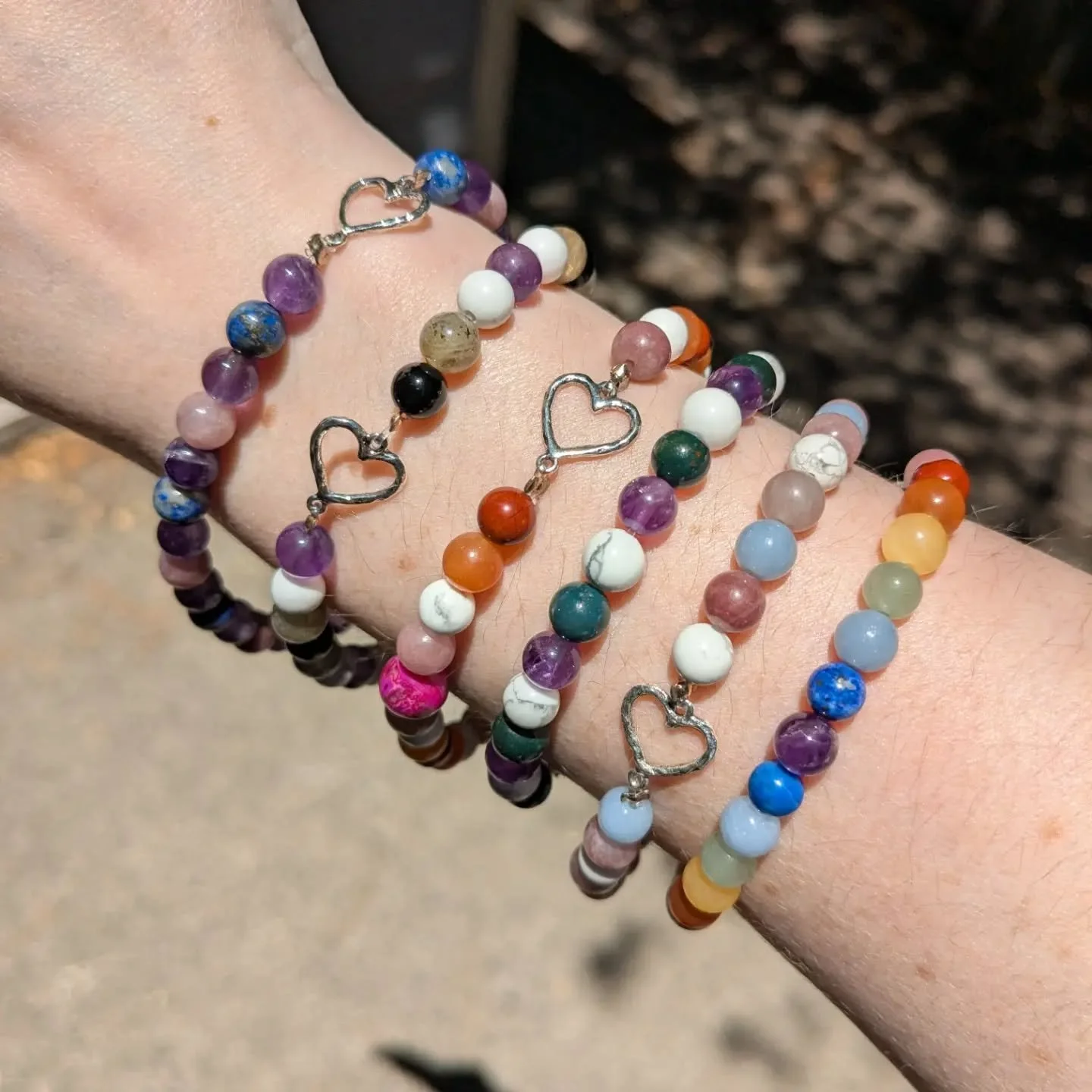 LGBTQ Pride Gemstone Bracelets