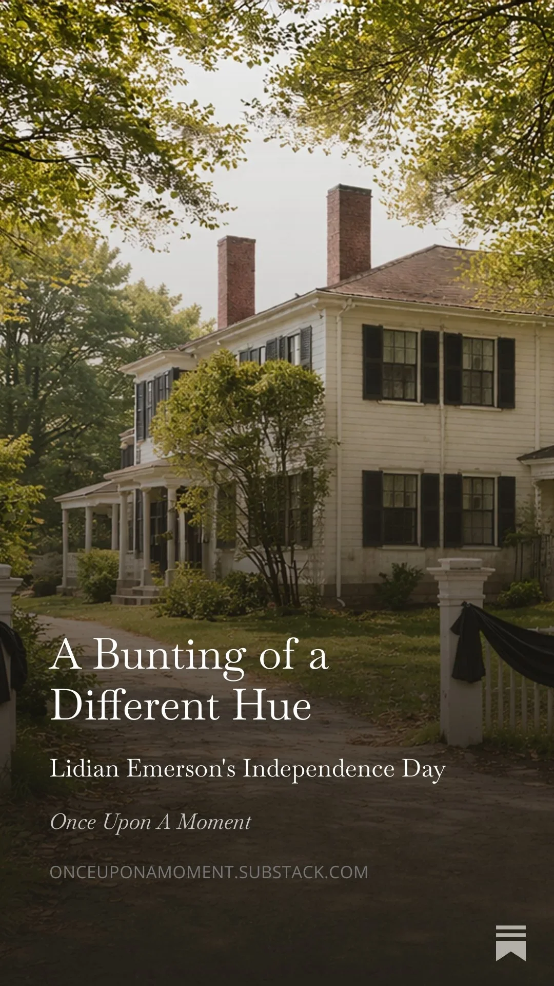 A Bunting of a Different Hue: Lidian Emerson's Independence Day