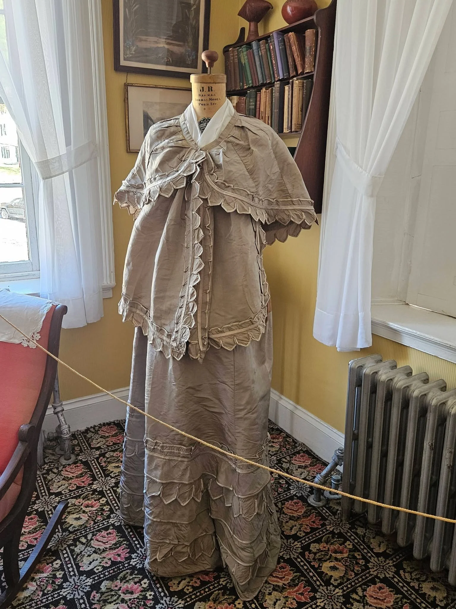 Edith's maternity ensemble