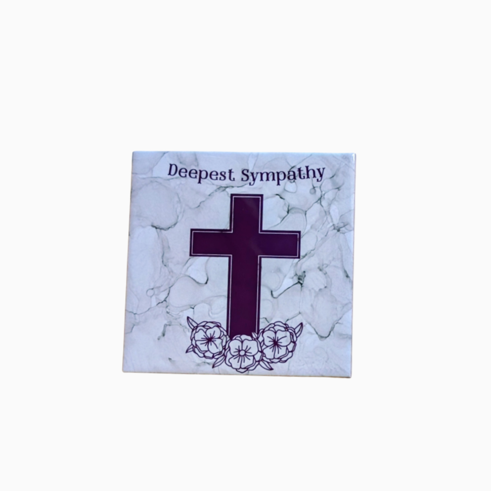 Deepest sympathy cross