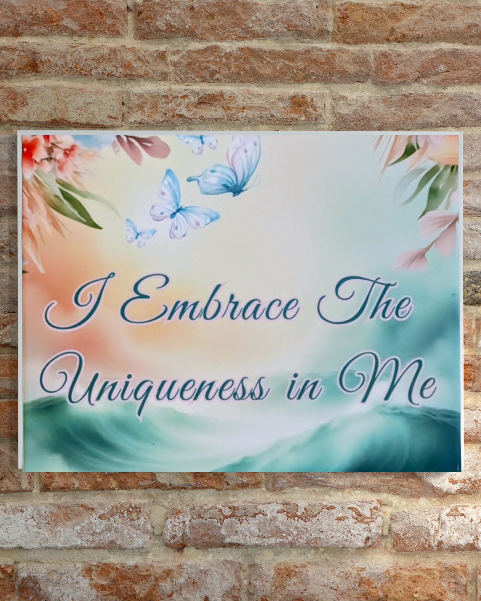 Embrace uniqueness ceramic tile