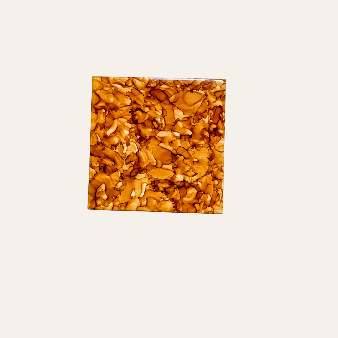 Brown ceramic tile