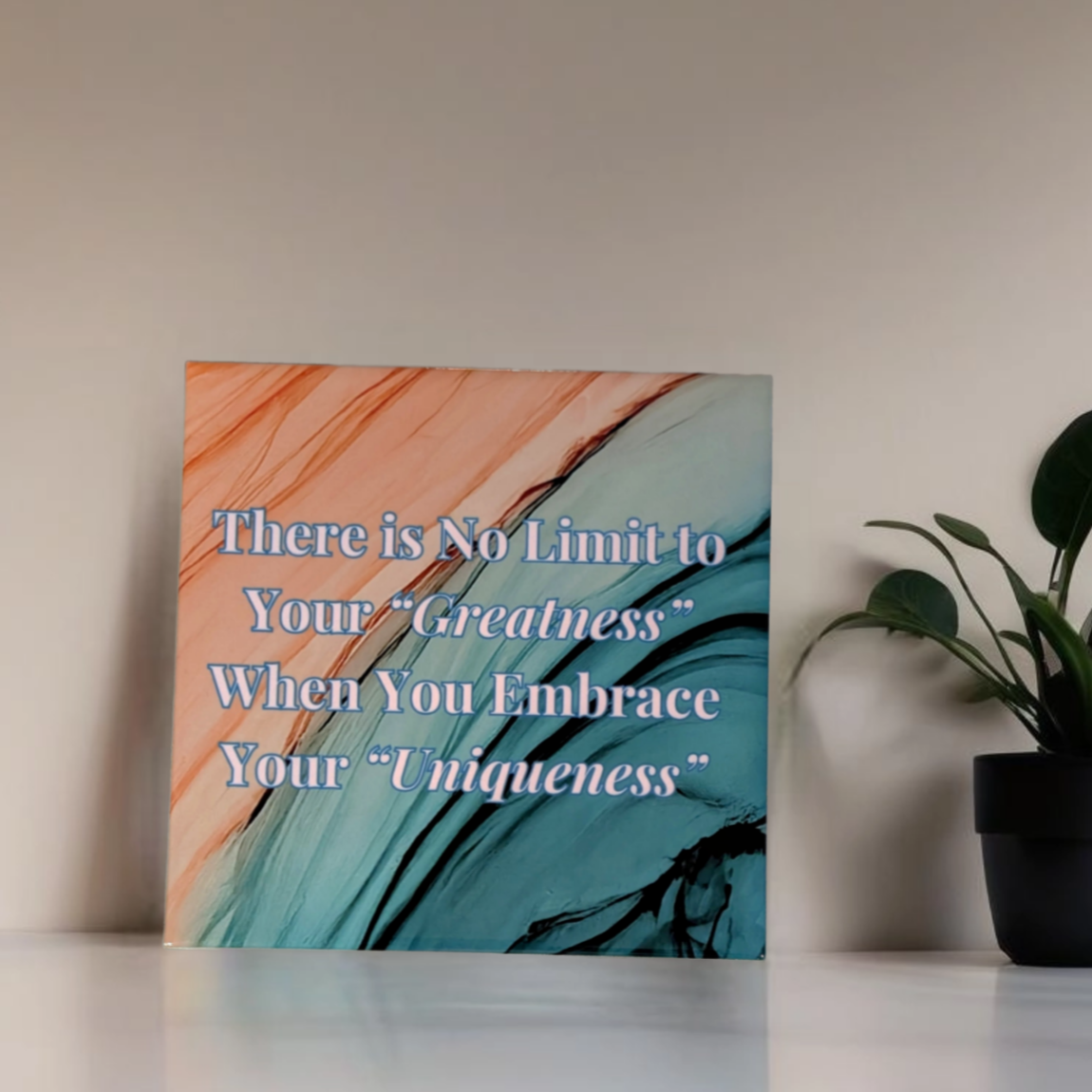 No Limit to Your Greatness Ceramic Tile