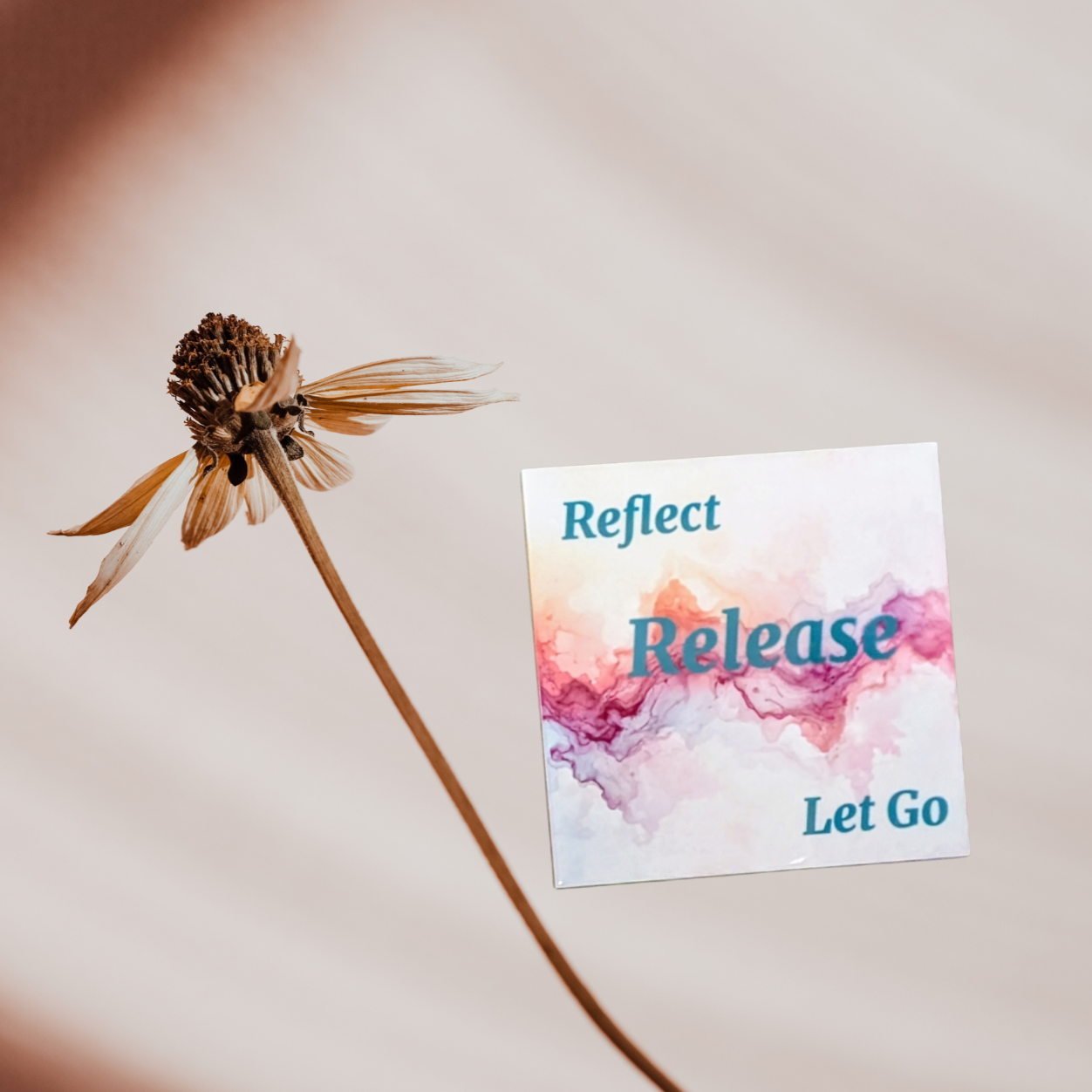 Reflect Release & Let Go Ceramic Tile